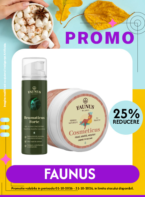Promotie cu reducere 25% la Faunus