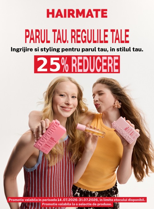 Promotie cu reducere 25% la Hairmate
