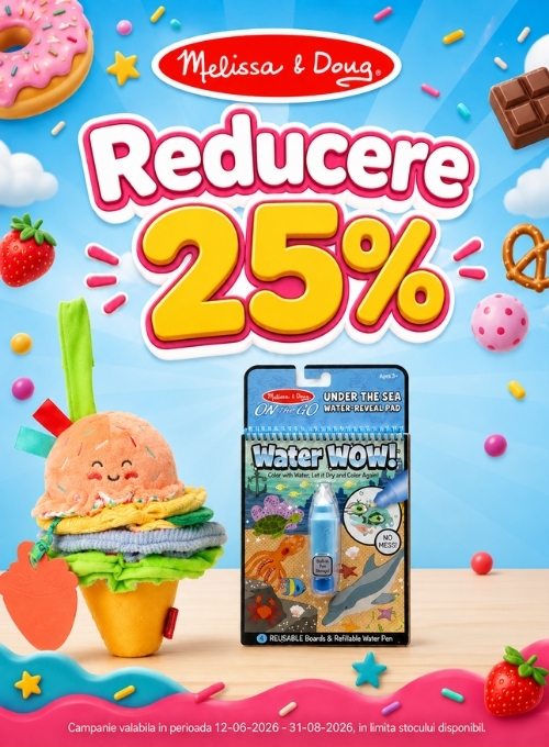 Promotie cu reducere 25% la Melissa & Doug