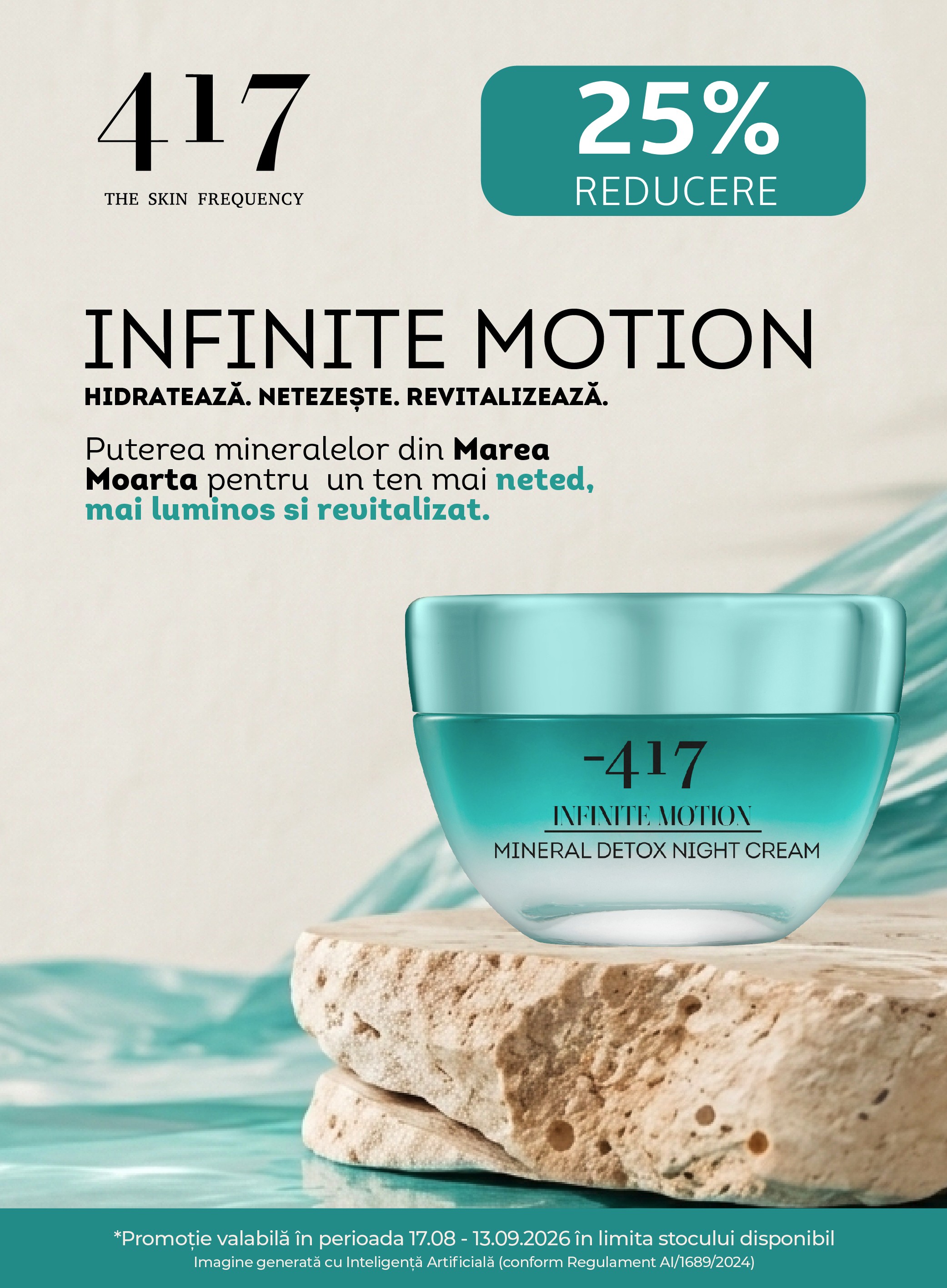 Promotie cu reducere 25% la Minus 417