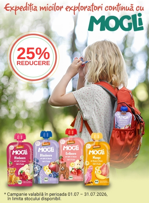 Promotie cu reducere 25% la Mogli
