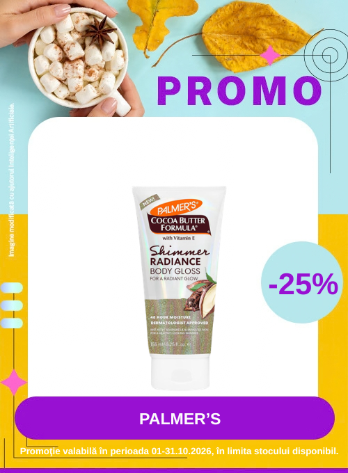 Promotie cu reducere 25% la Palmer's