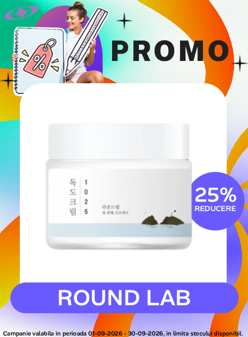 Promotie cu reducere 25% la Round Lab
