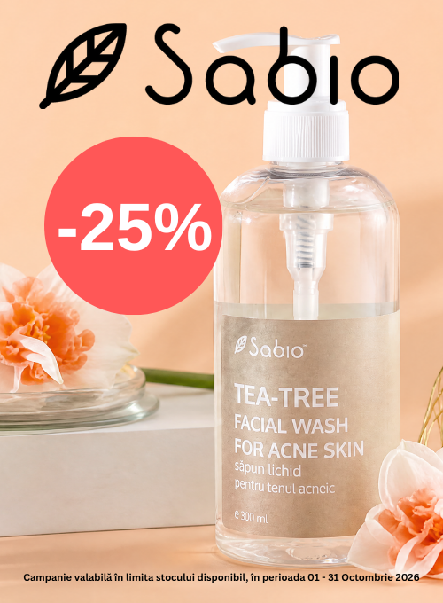 Promotie cu reducere 25% la Sabio
