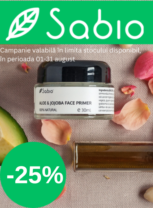Promotie cu reducere 25% la Sabio