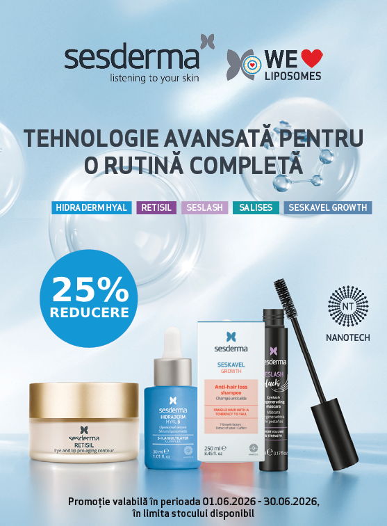 Promotie cu reducere 25% la Sesderma