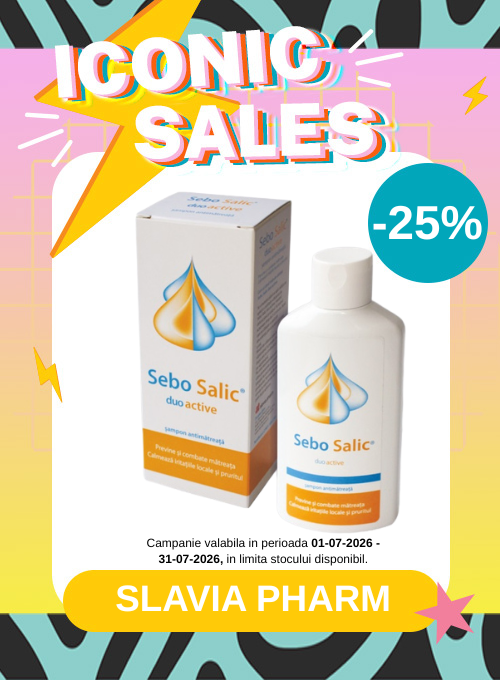 Promotie cu reducere 25% la Slavia Pharm - Iconic Sales