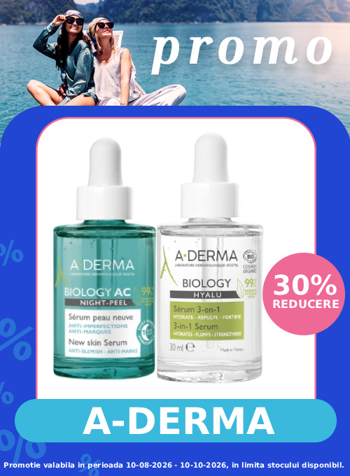 Promotie cu reducere 30% la Aderma