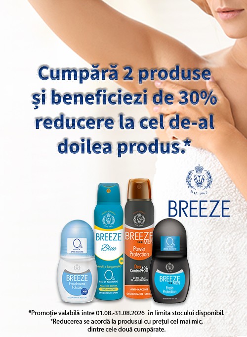 Promotie cu reducere 30% la al doilea Breeze