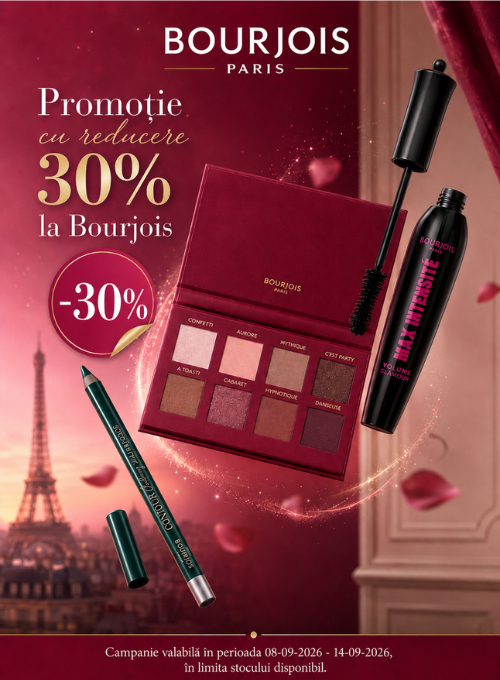 Promotie cu reducere 30% la Bourjois 