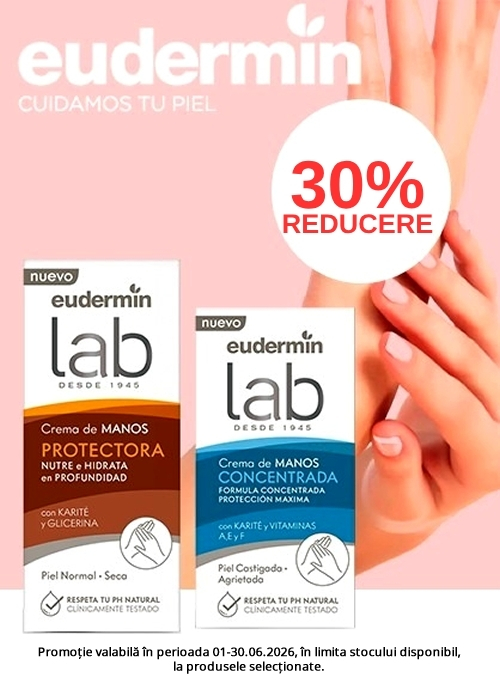 Promotie cu reducere 30% la Eudermin