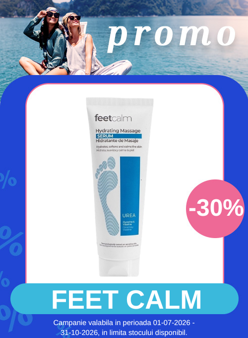 Promotie cu reducere 30% la Feet Calm