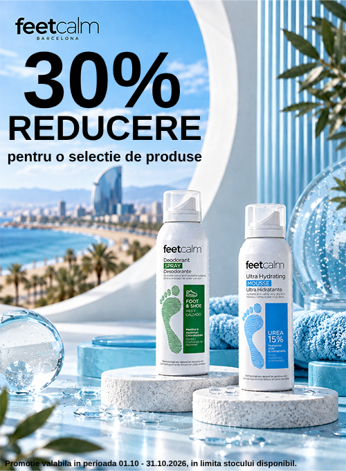 Promotie cu reducere 30% la Feet Calm