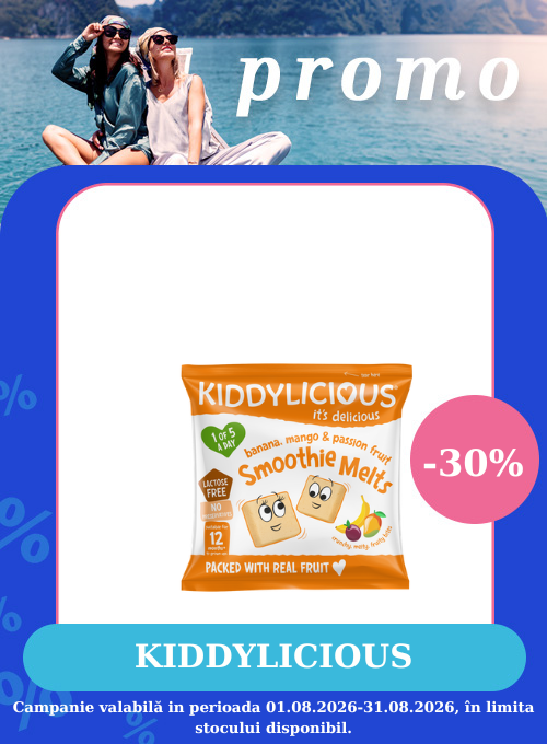 Promotie cu reducere 30% la Kiddylicious