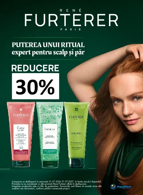 Promotie cu reducere 30% la Rene Furterer