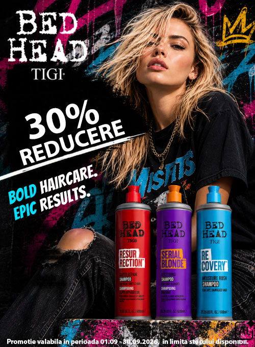 Promotie cu reducere 30% la Tigi