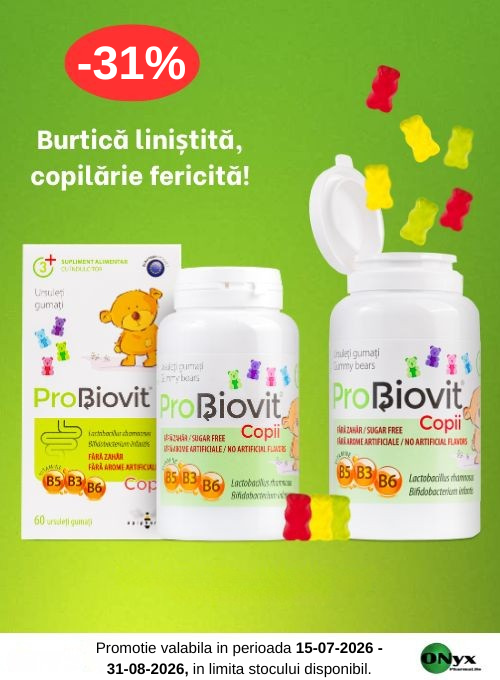 Promotie cu reducere 31% la Probiovit copii
