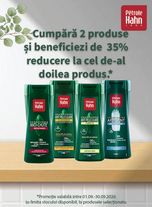Promotie cu reducere 35% la al doilea Petrole Hahn