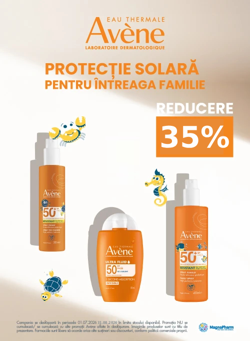 Promotie cu reducere 35% la Avene 
