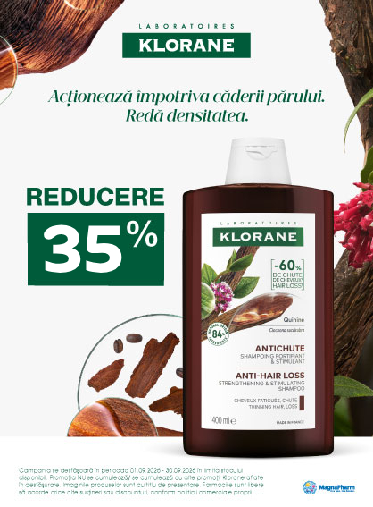 Promotie cu reducere 35% la Klorane