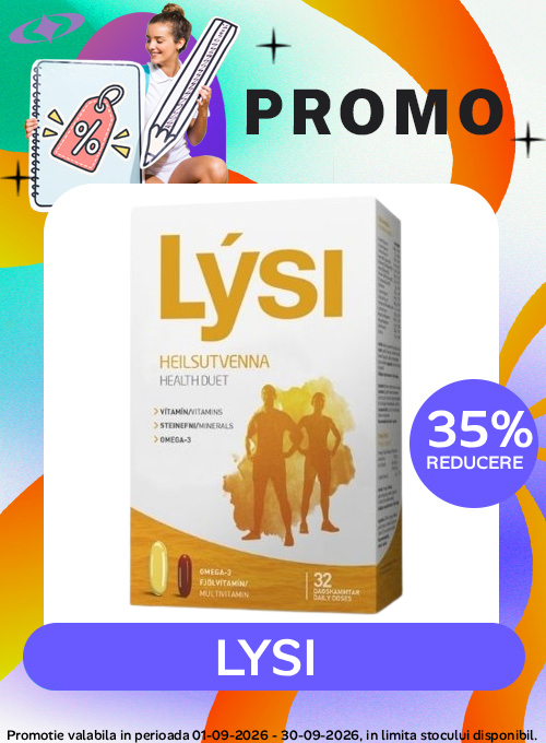 Promotie cu reducere 35% la Lysi