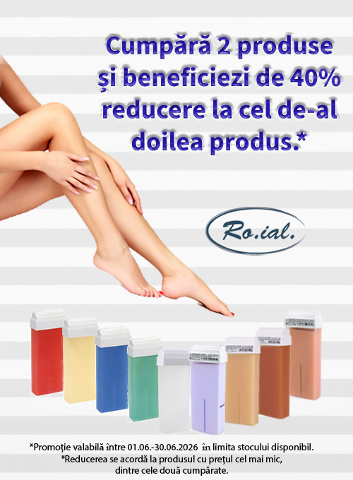 Promotie cu reducere 40% la al doilea produs Roial