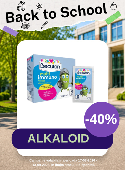 Promotie cu reducere 40% la Becutan - Back to School