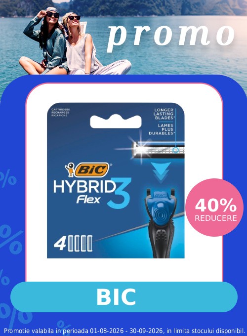 Promotie cu reducere 40% la BIC