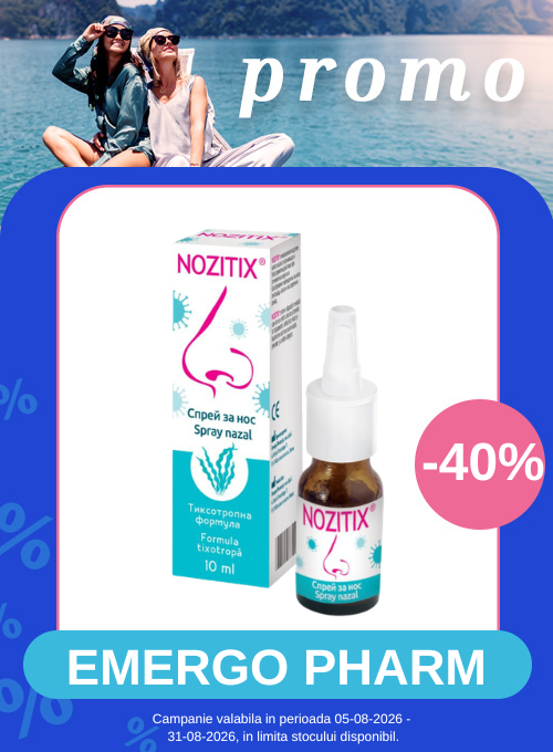 Promotie cu reducere 40% la Emergo Pharm