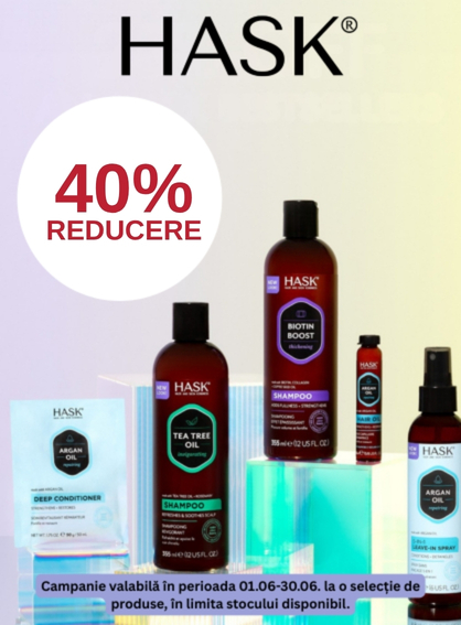 Promotie cu reducere 40% la Hask