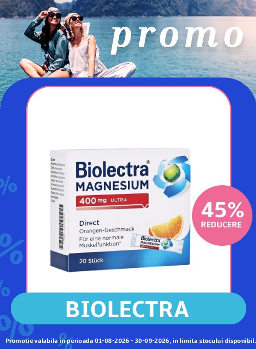 Promotie cu reducere 45% la Biolectra