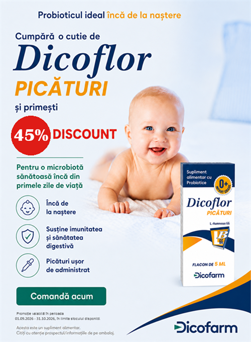 Promotie cu reducere 45% la Dicofarm