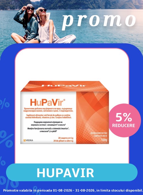 Promotie cu reducere 5% la Hupavir Vedra