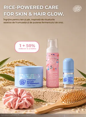 Promotie cu reducere 50% la al doilea produs Bodyboom