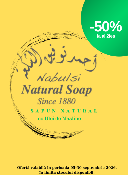 Promotie cu reducere 50% la al doilea produs Nabulsi
