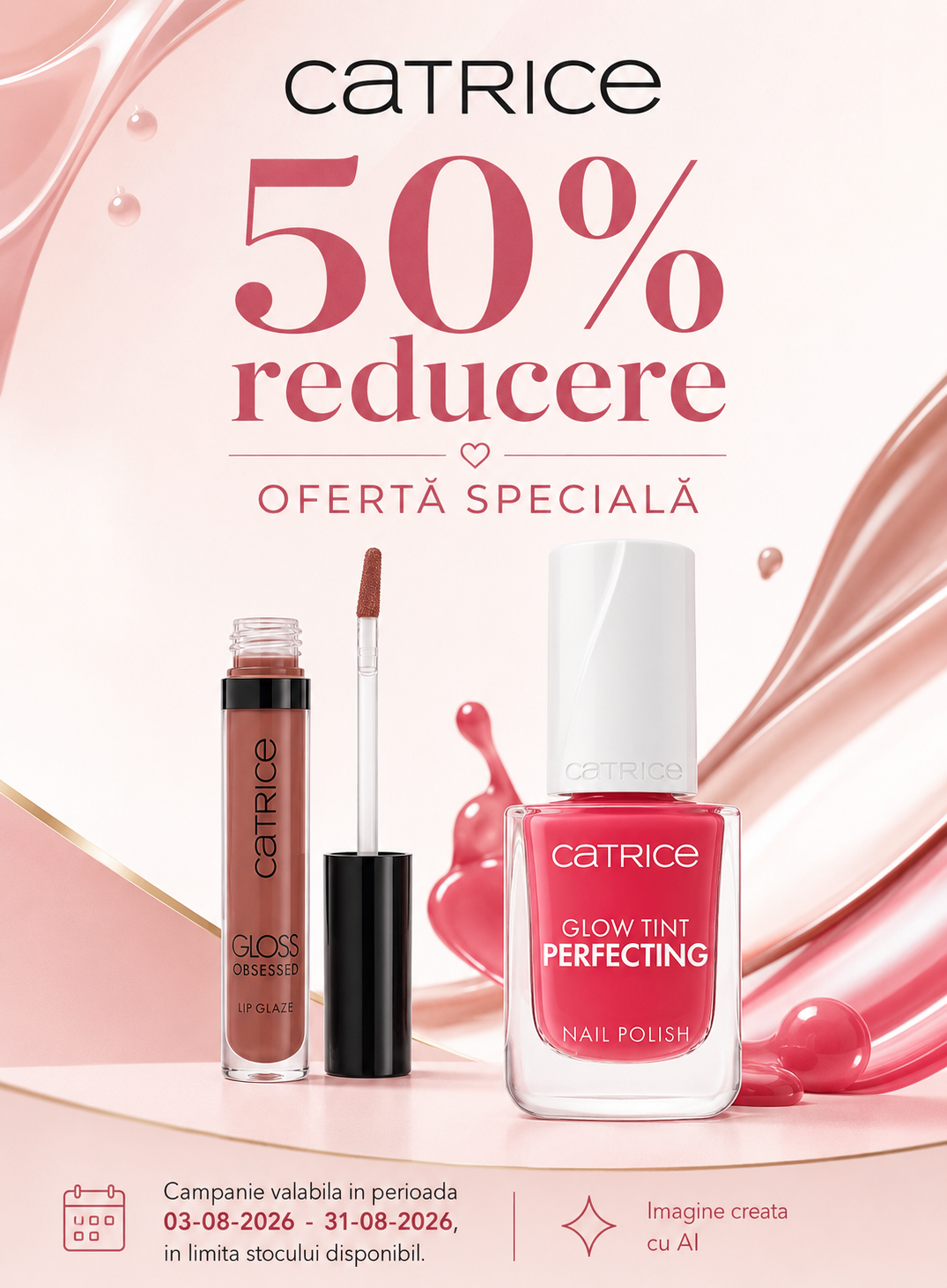 Promotie cu reducere 50% la Catrice