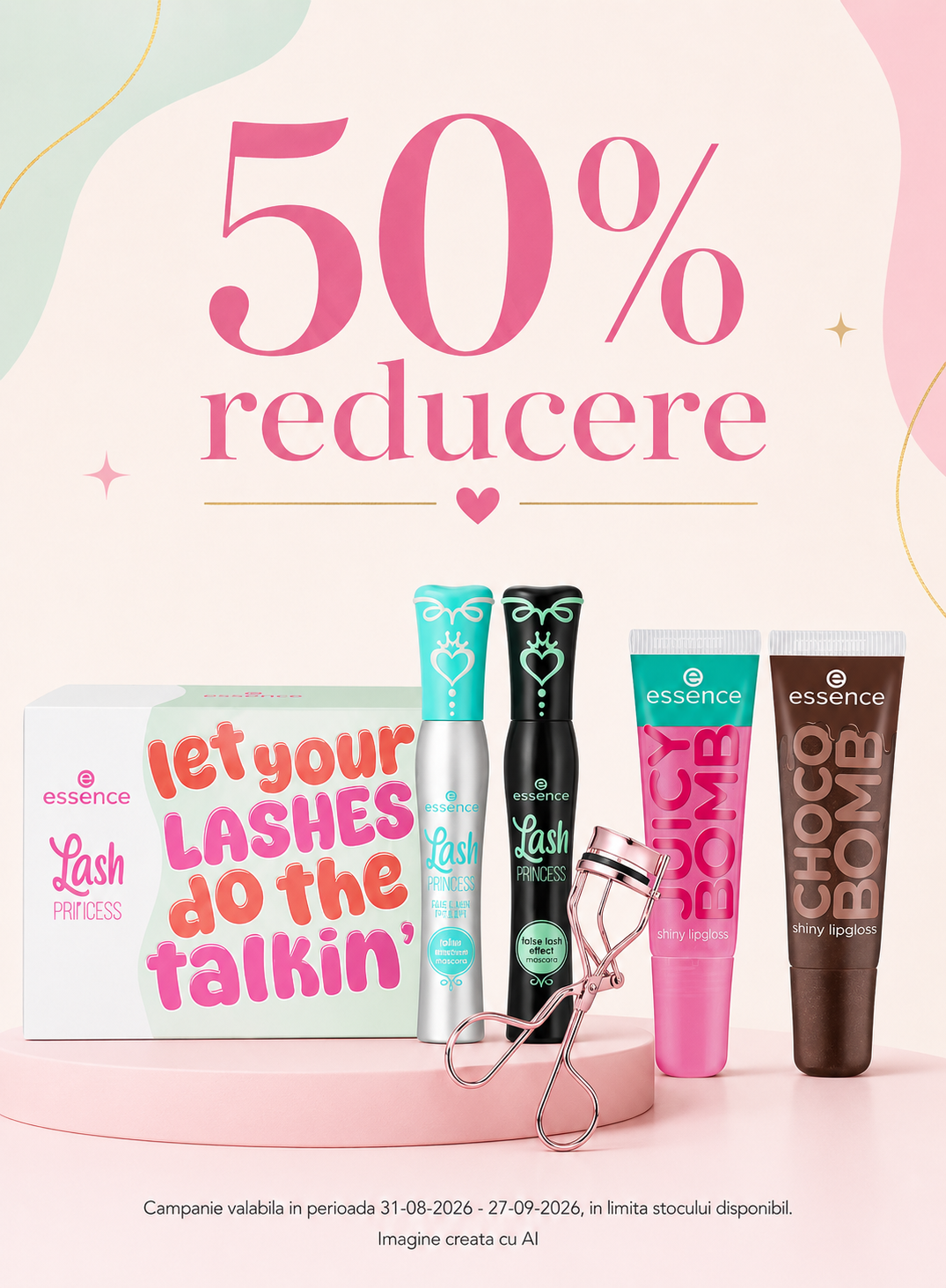 Promotie cu reducere 50% la Essence