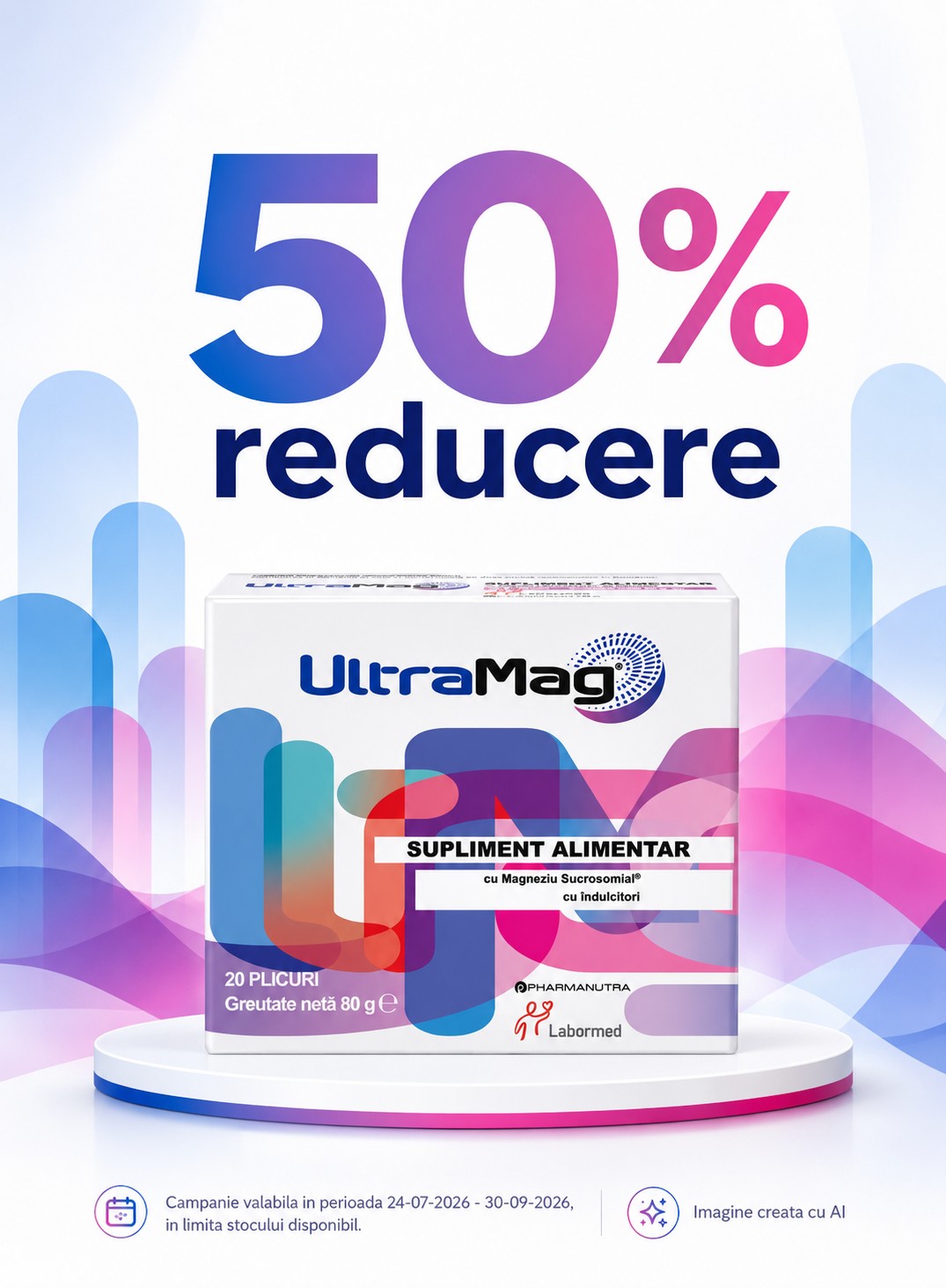 Promotie cu reducere 50% la Labormed