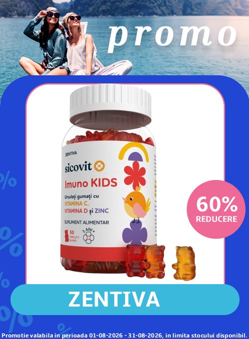 Promotie cu reducere 60% la Zentiva