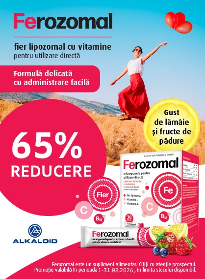 Promotie cu reducere 65% la Alkaloid