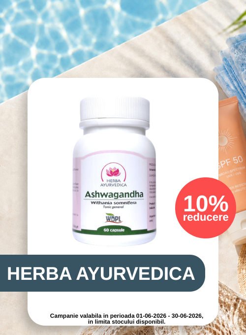 Promotie cu reducere de 10% la Herba Ayurvedica