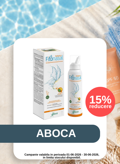 Promotie cu reducere de 15% la Aboca