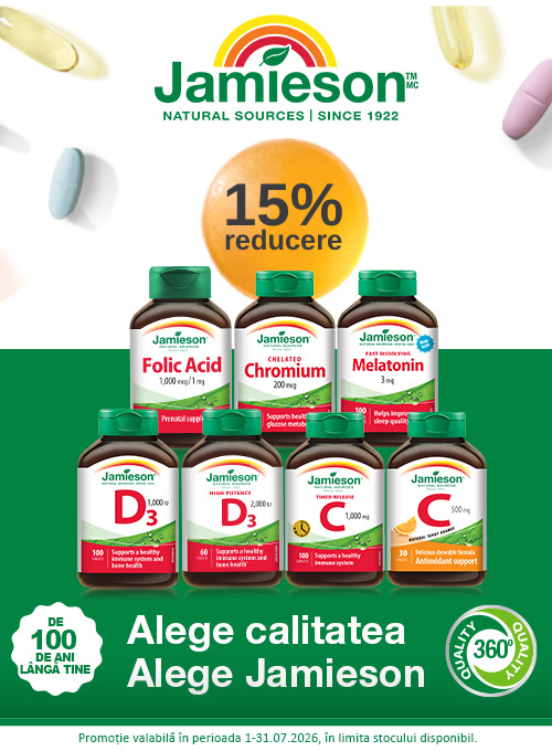 Promotie cu reducere de 15% la Jamieson