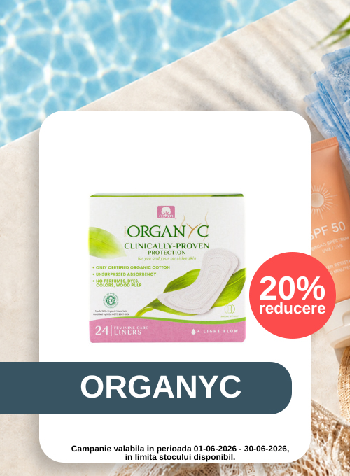 Promotie cu reducere de 20% la Organyc