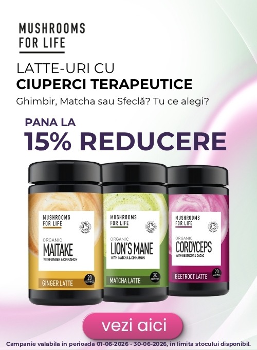 Promotie cu reducere de pana la 15% la Mushrooms For Life