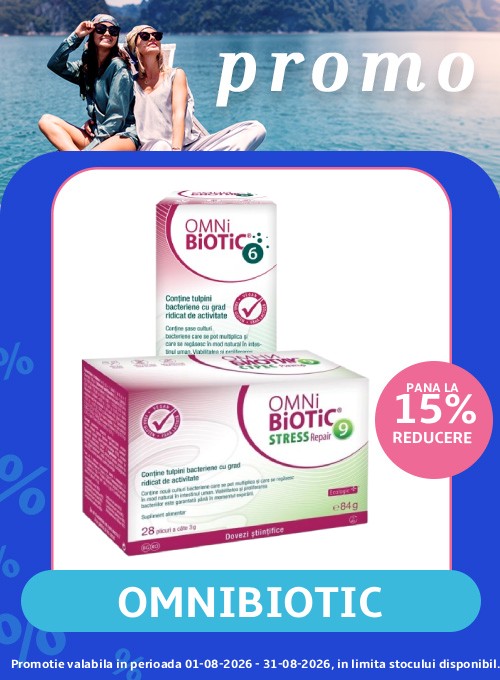 Promotie cu reducere de pana la 15% la Omnibiotic