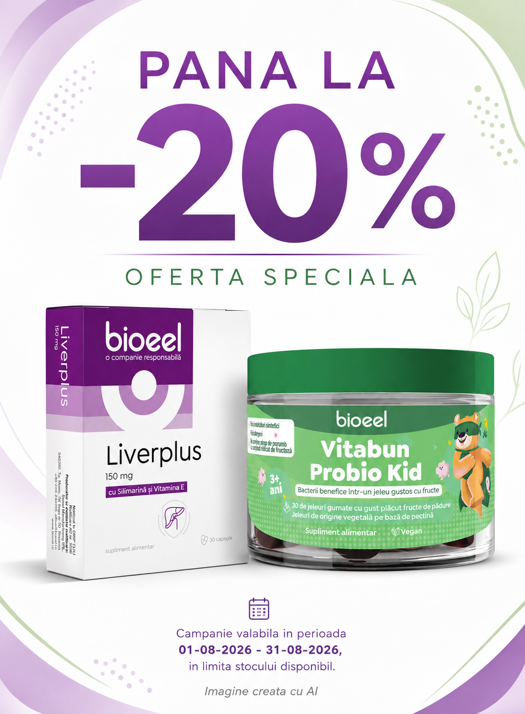 Promotie cu reducere de pana la 20% la Bioeel