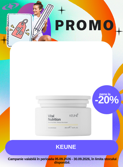 Promotie cu reducere de pana la 20% la Keune
