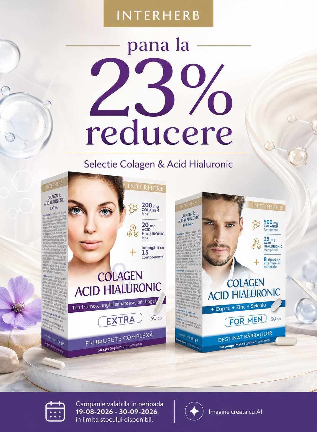 Promotie cu reducere de pana la 23% la Interherb