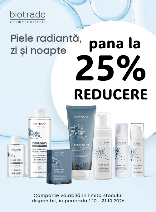 Promotie cu reducere de pana la 25% la Biotrade